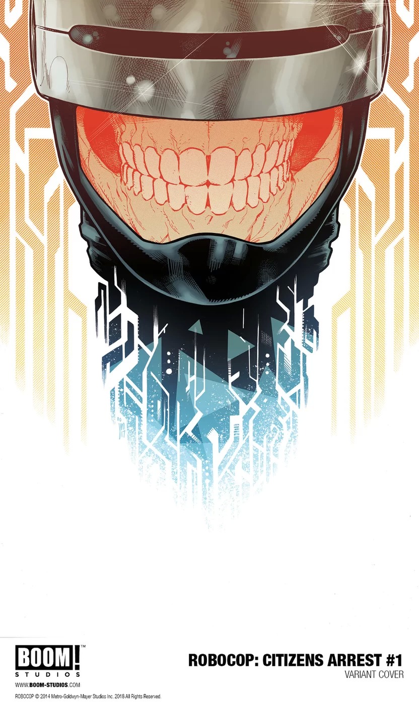 RoboCop: Citizens Arrest #1, copertina variant di Jim Towe