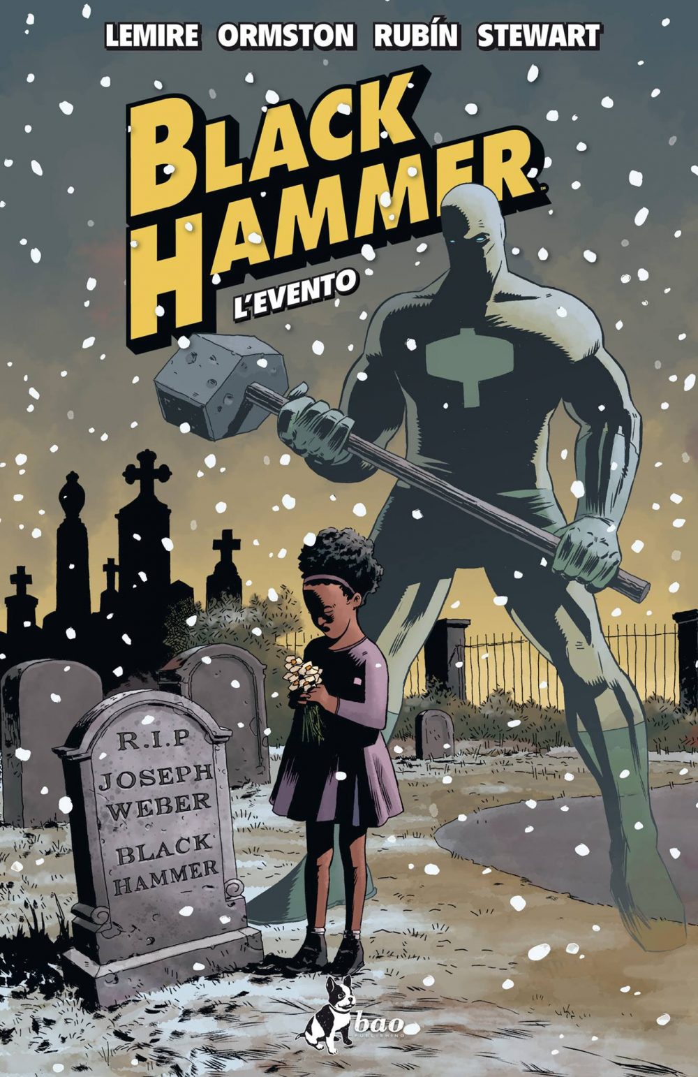 Black Hammer vol. 2: L'evento, copertina di Dean Ormston