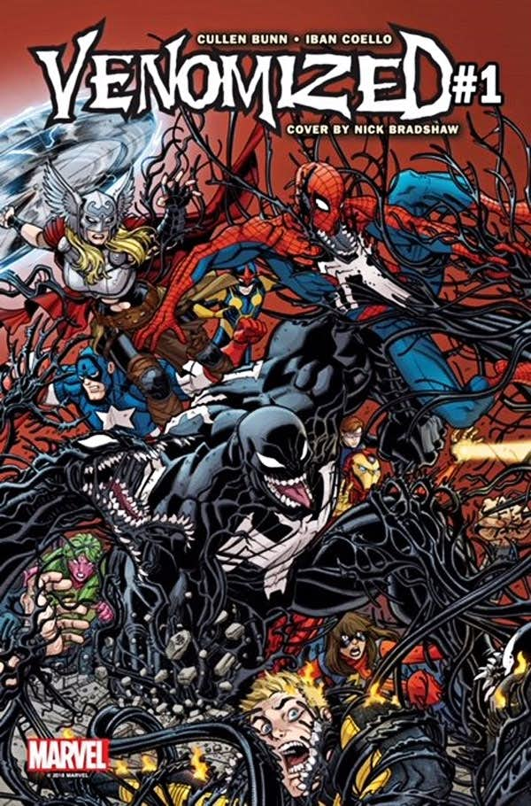 Venomized #1, copertina di Nick Bradshaw