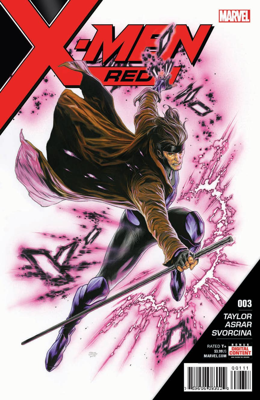 X-Men: Red #3, copertina di Travis Charest