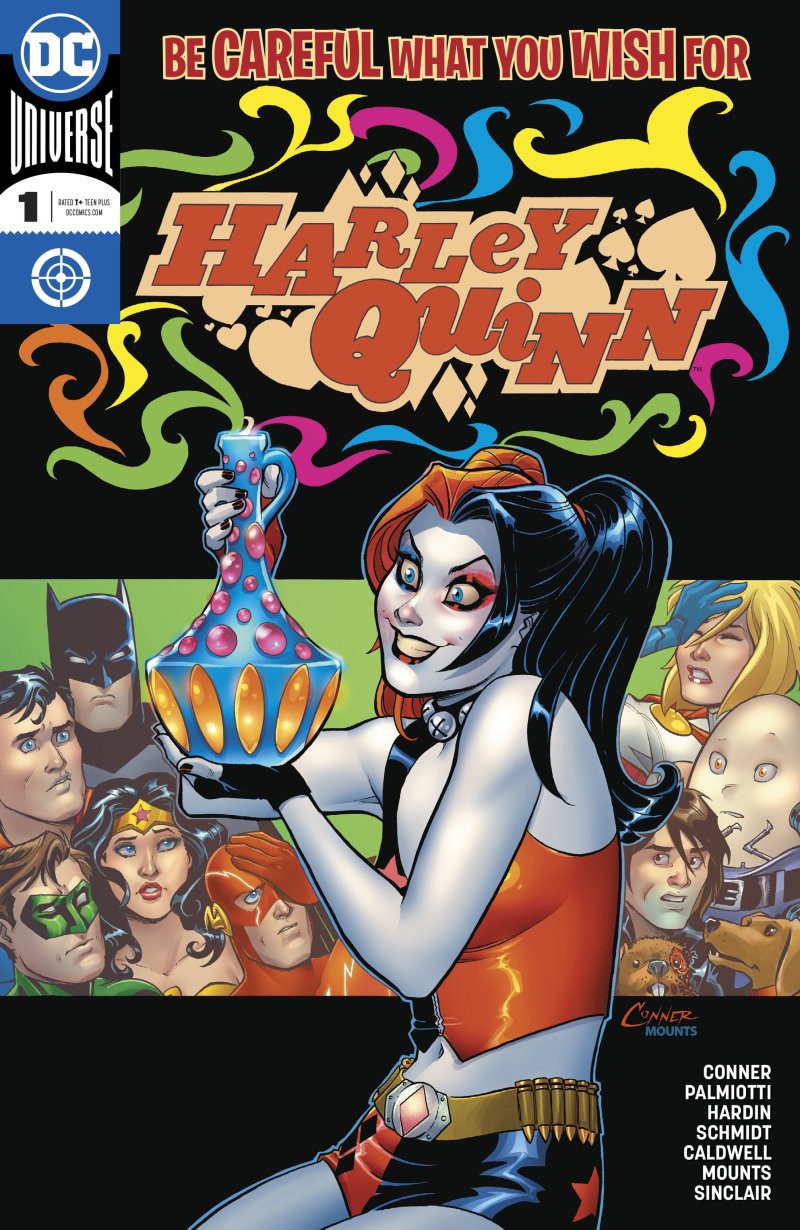 Harley Quinn: Be Careful What You Wish For Special #1, copertina di Amanda Conner