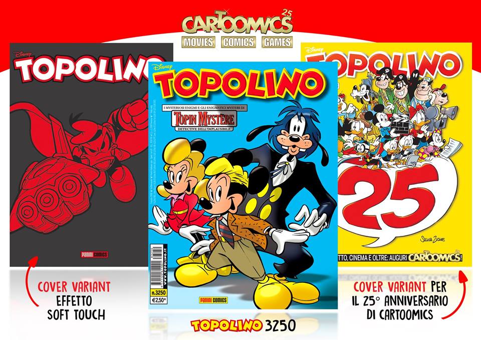 Topolino 3250, le copertine