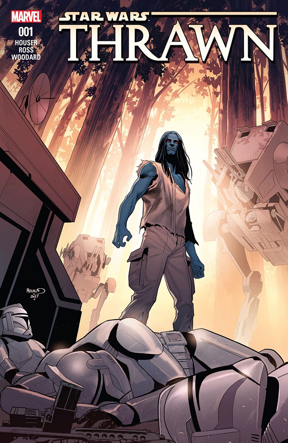 Star Wars: Thrawn #1, copertina di Paul Renaud