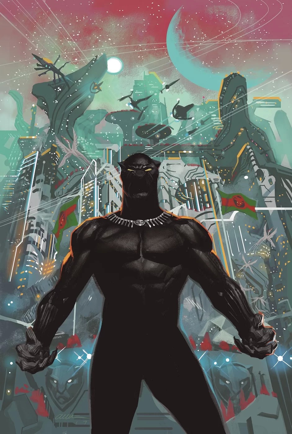 Black Panther #1, copertina di Daniel Acuna