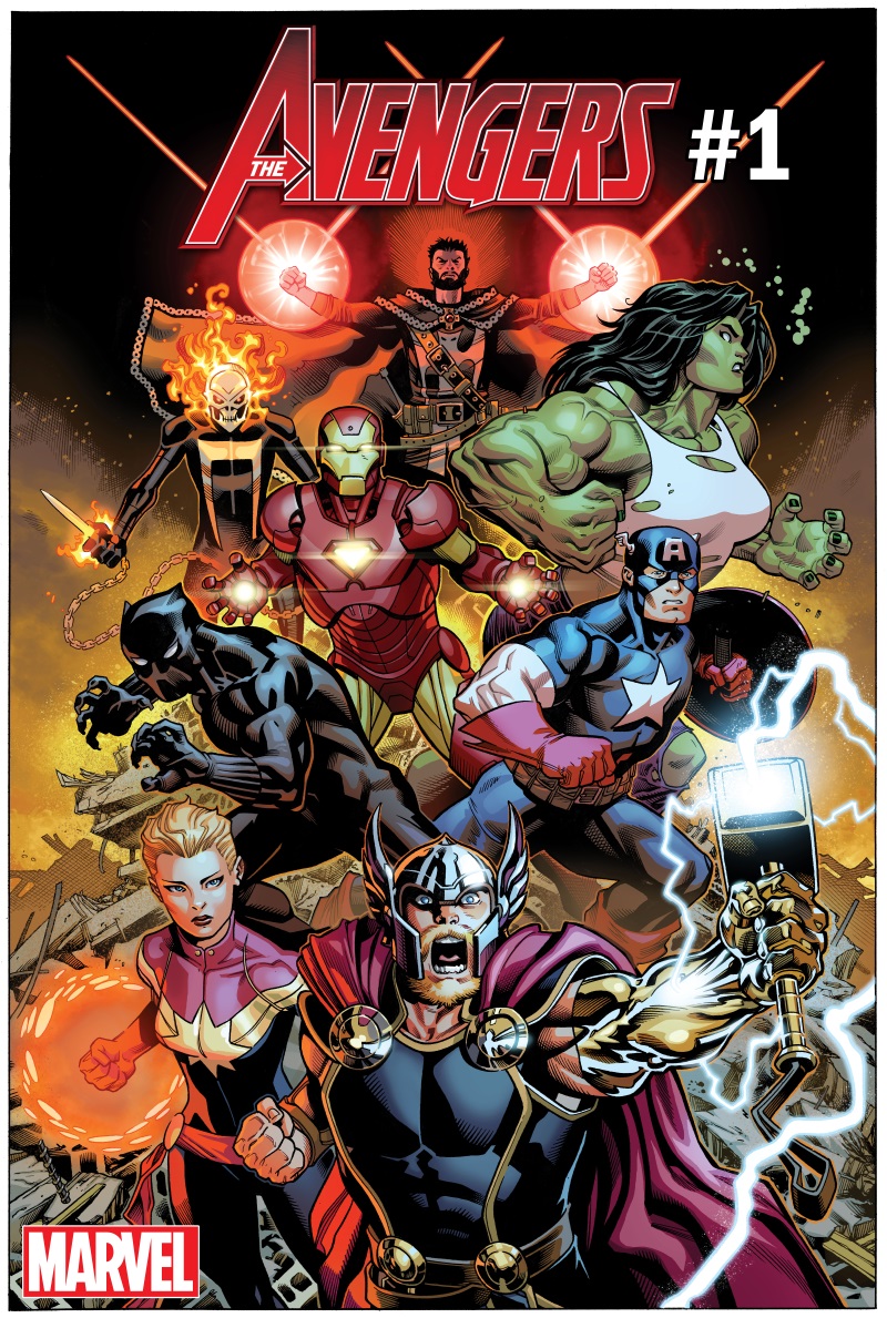 Avengers #1, copertina di Ed McGuinness