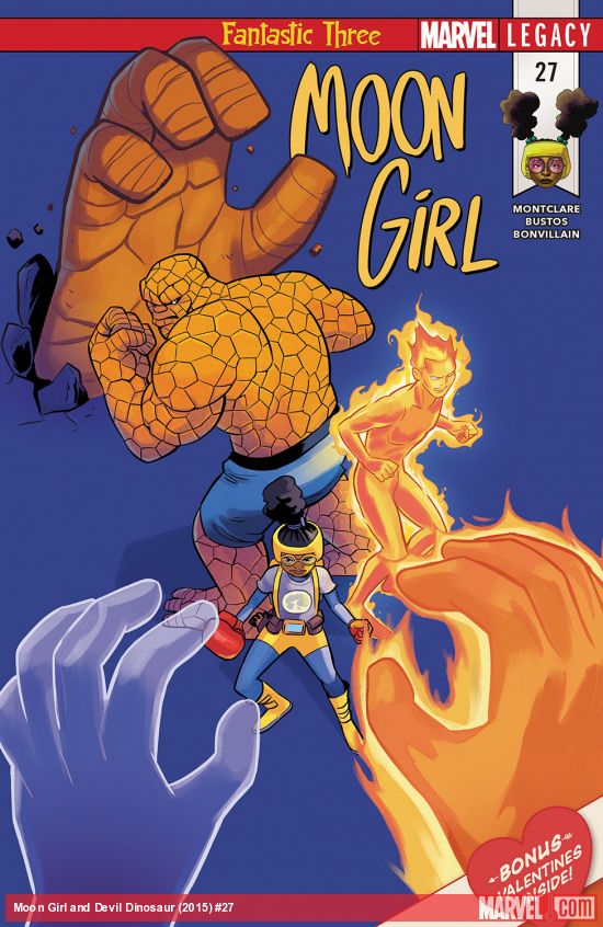 Moon Girl and Devil Dinosaur #27, copertina di Natacha Bustos