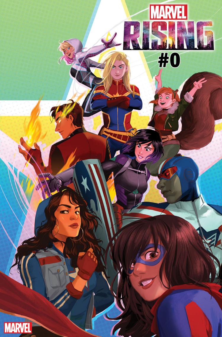 Marvel Rising #0, copertina di Helen Chen