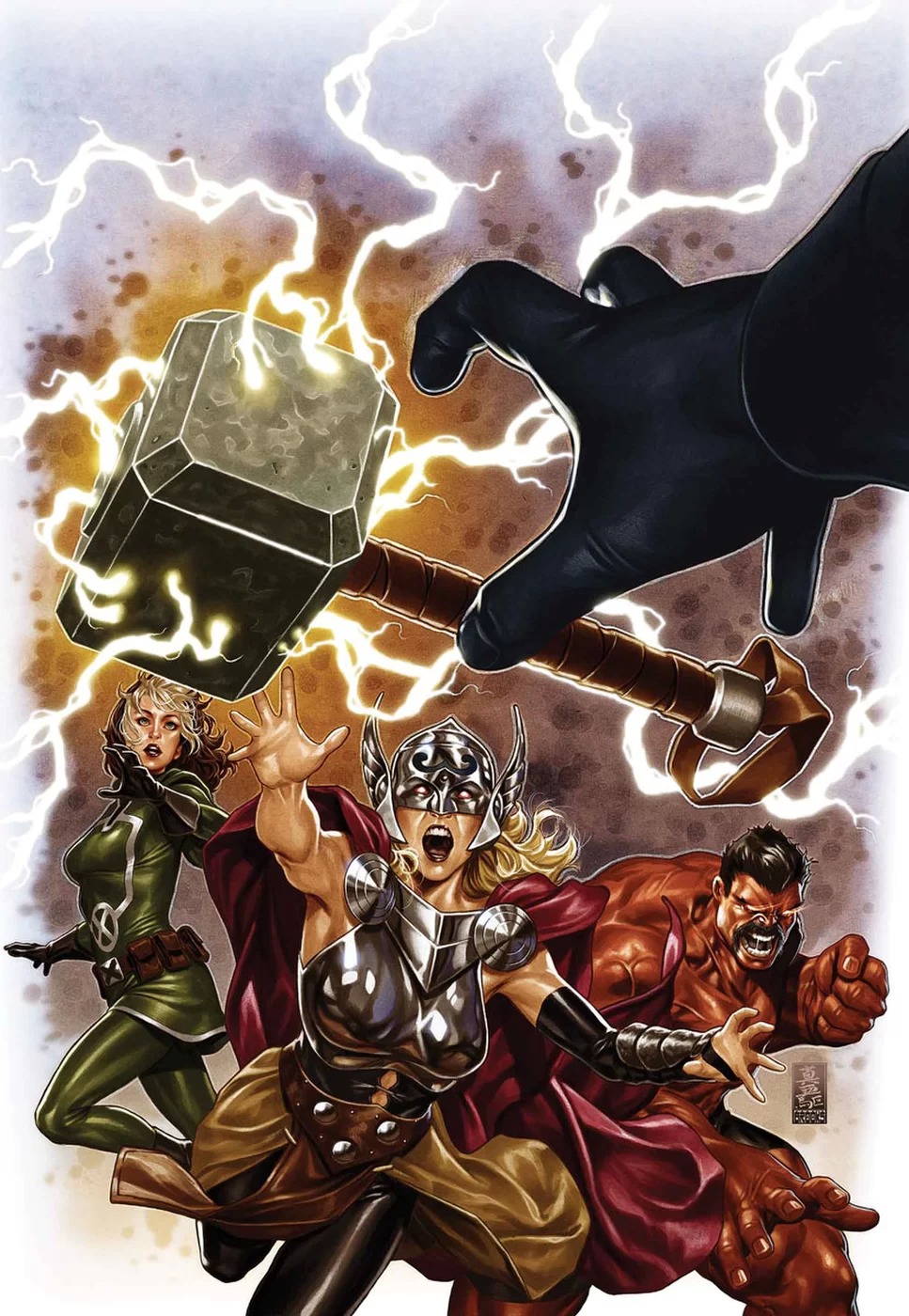 Avengers #678, copertina di Pepe Larraz