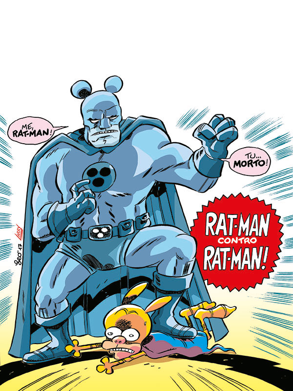 Rat-Man Gigante 44, copertina di Leo Ortolani