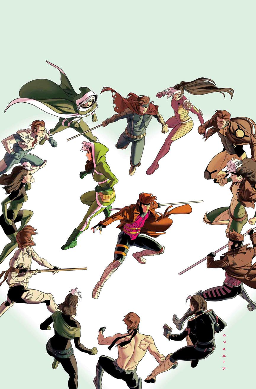 Rogue & Gambit #3, copertina di Kris Anka