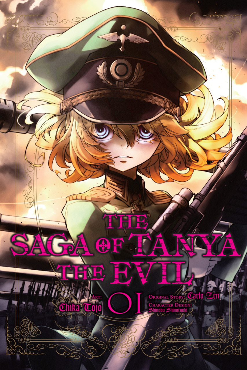 Saga of Tanya the Evil 1, copertina di Chika Tojo