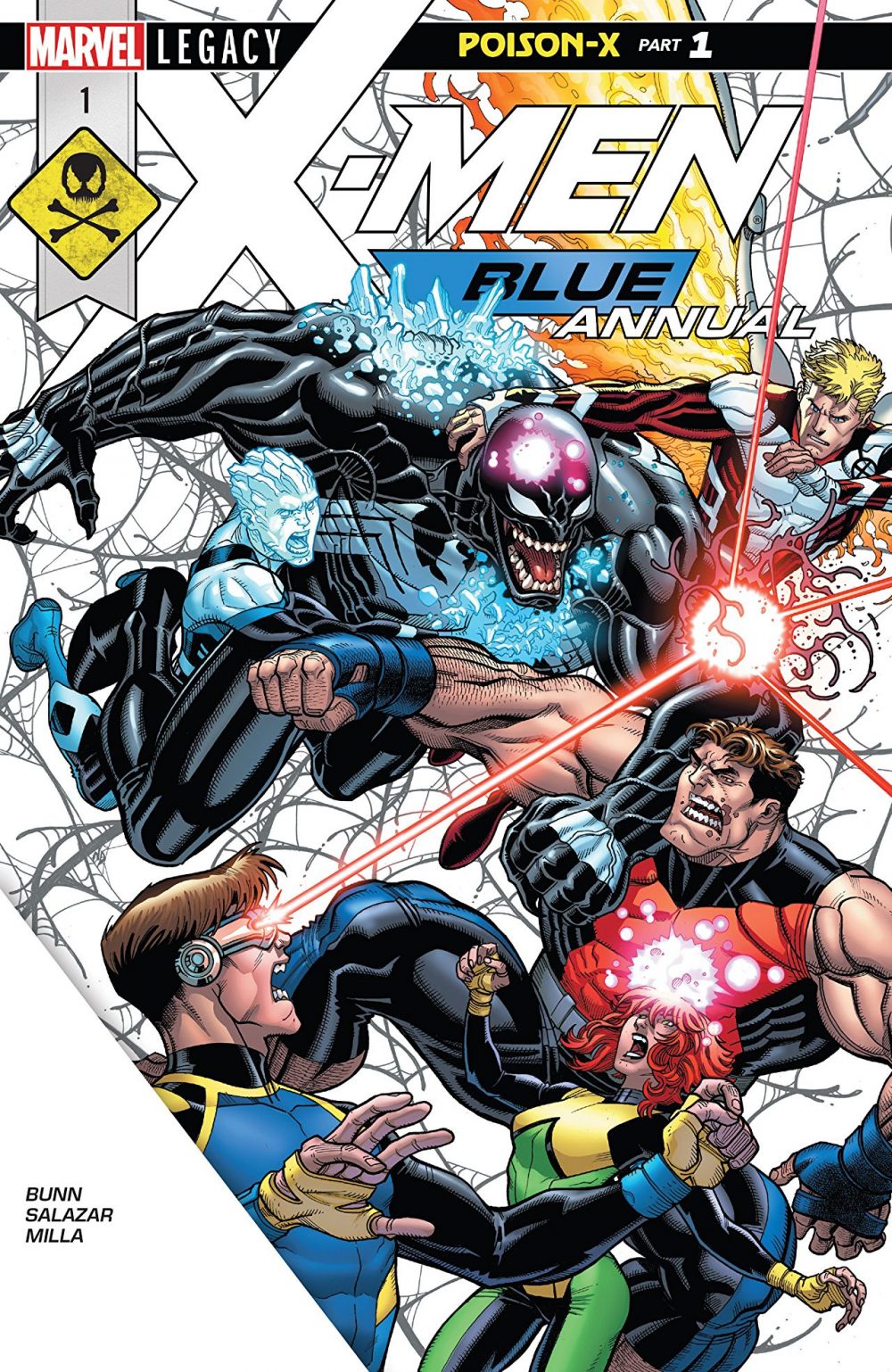 X-Men: Blue Annual #1, copertina di Nick Bradshaw