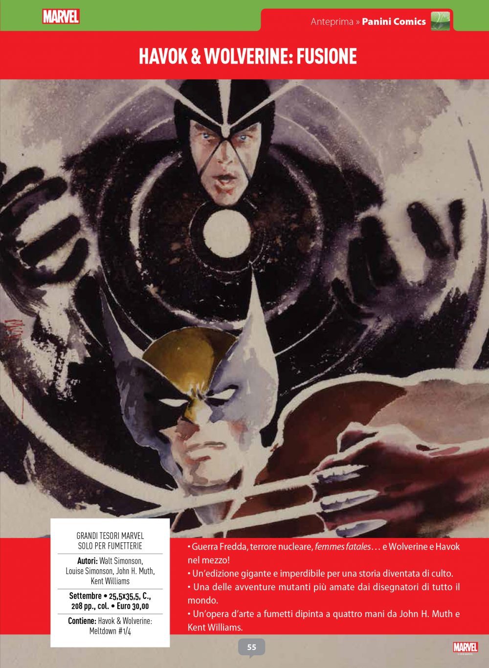 Havok e Wolverine: Fusione su Anteprima