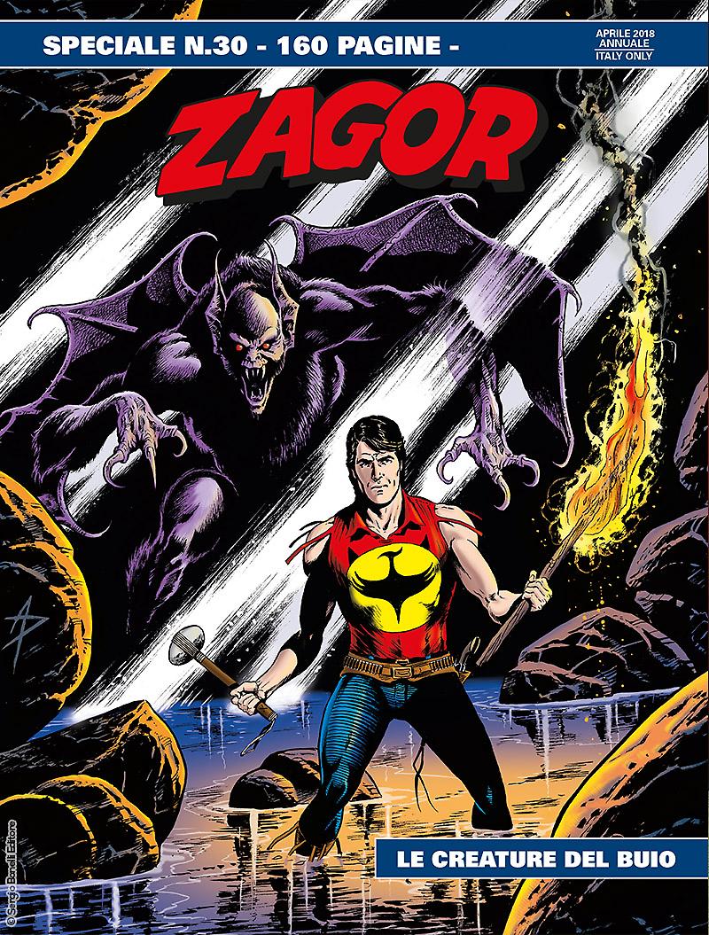 Speciale Zagor 30: Le creature del buio, copertina di Alessandro Piccinelli