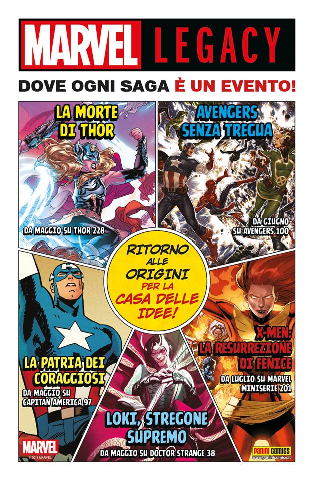 Marvel Legacy in Italia