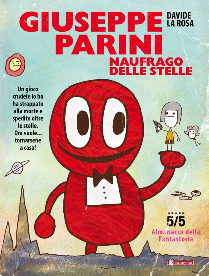 Giuseppe Parini - Naufrago delle stelle, copertina variant di Davide La Rosa