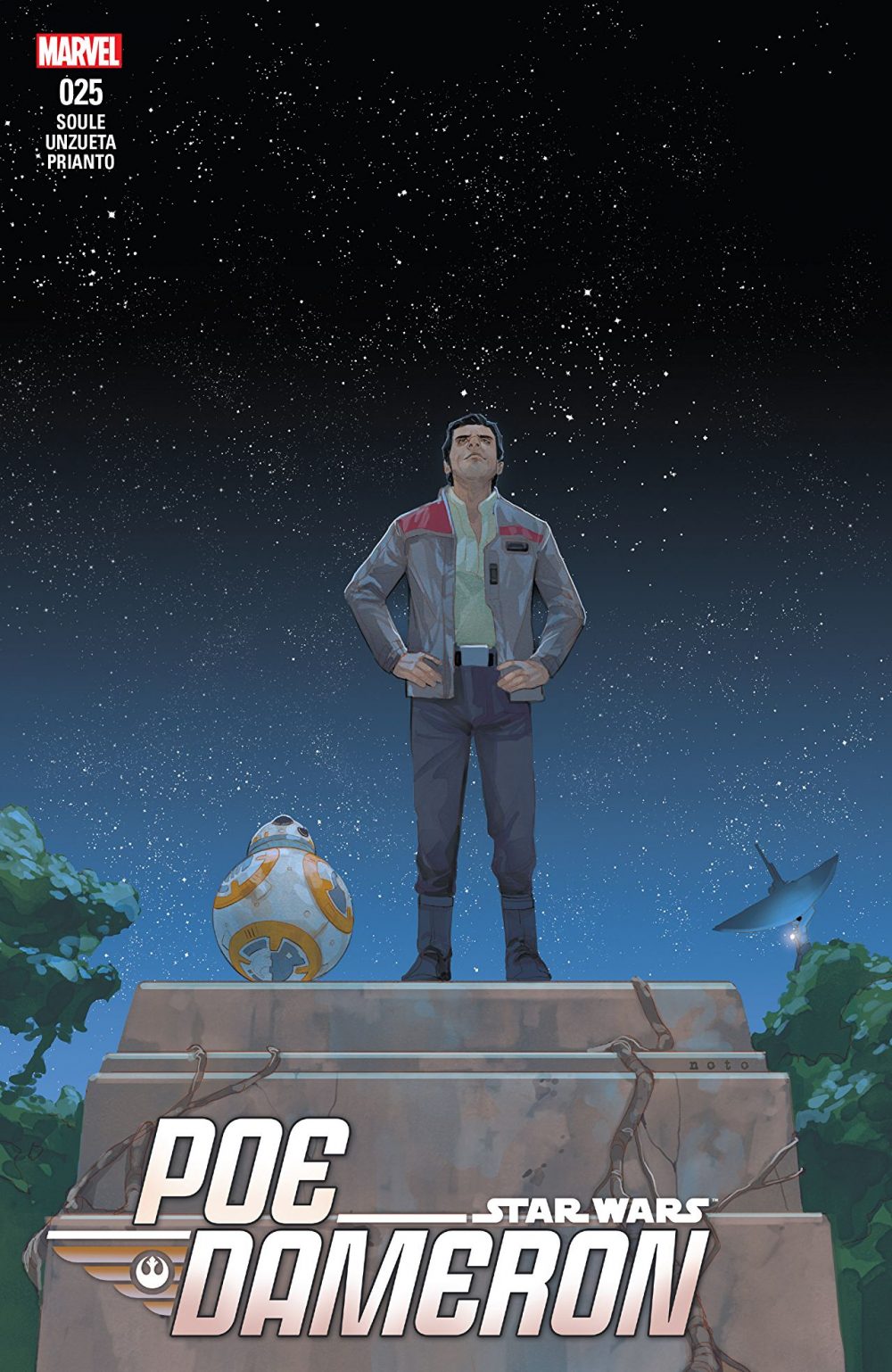 Poe Dameron #25, copertina di Phil Noto