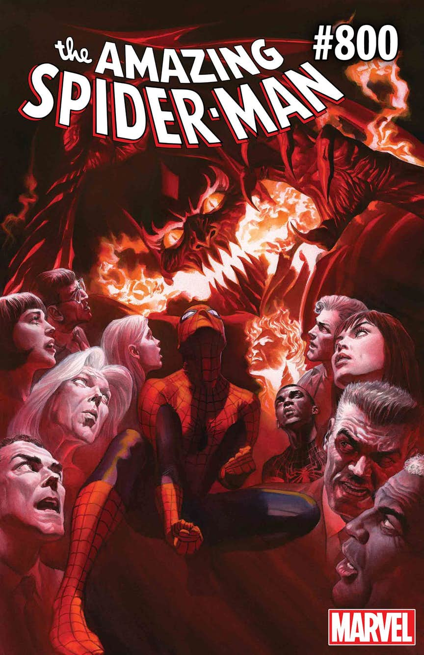 Amazing Spider-Man #800, copertina di Alex Ross