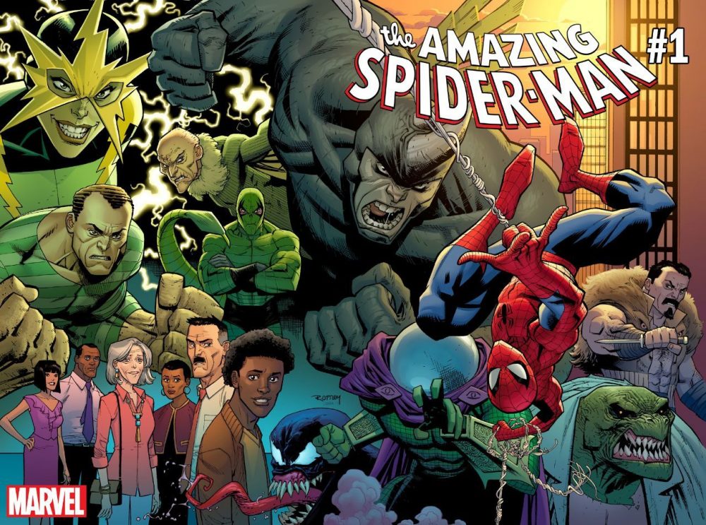 Amazing Spider-Man #1, copertina di Ryan ottley