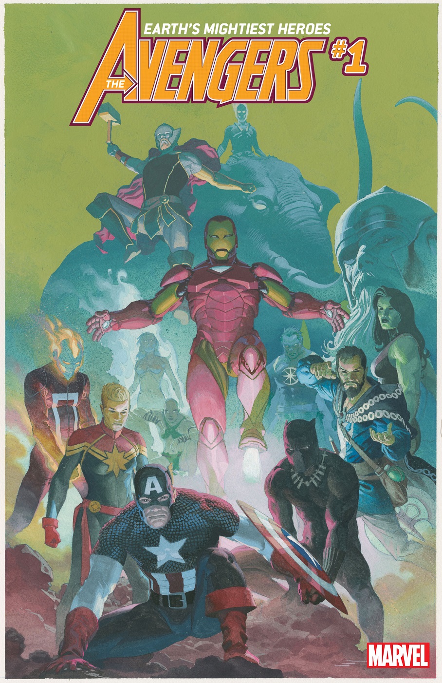 Avengers #1, variant cover di Esad Ribic