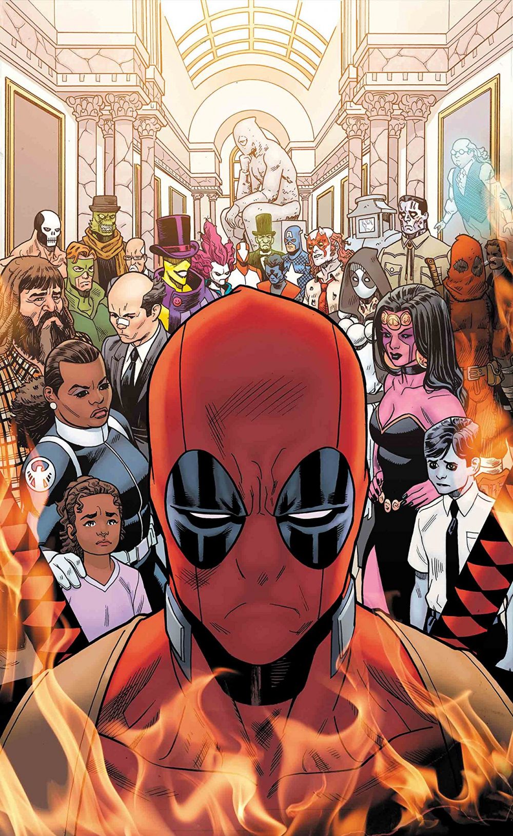 Deadpool #300, copertina di Mike Hawthorne