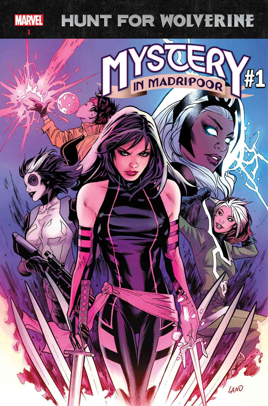 Mistery in Madripoor #1, copertina di Greg Land