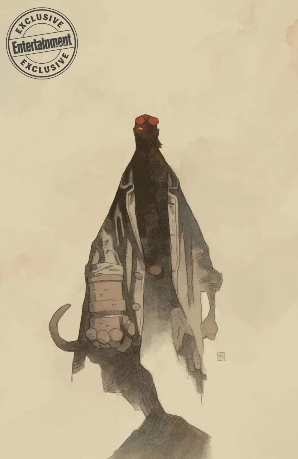 Hellboy, illustrazione di Mike Mignola