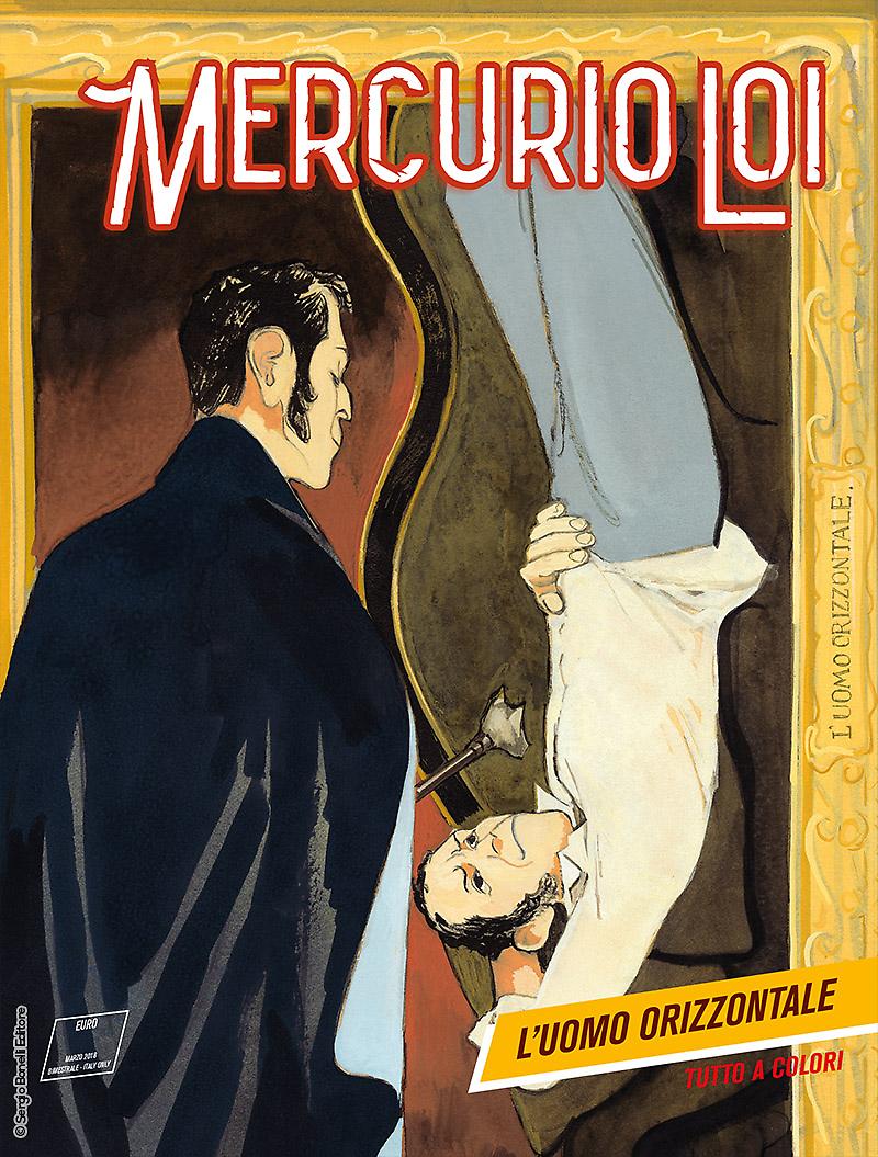 Mercurio Loi 10: L'uomo orizzontale, copertina di Manuele Fior