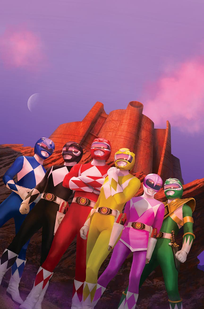 Mighty Morphin Power Rangers Anniversary Special #1, variant cover di Rahzzah