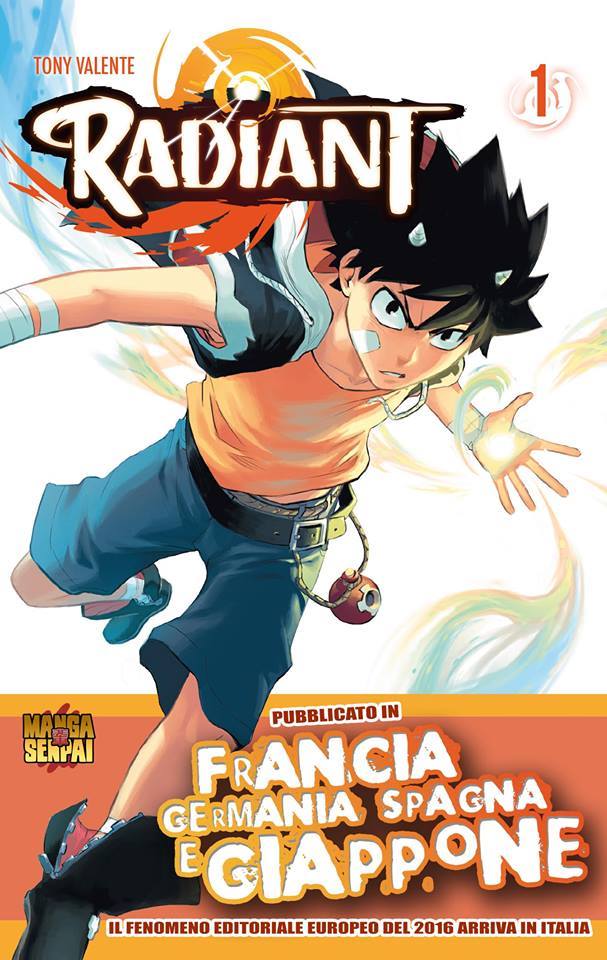 Radiant 1, copertina di Tony Valente