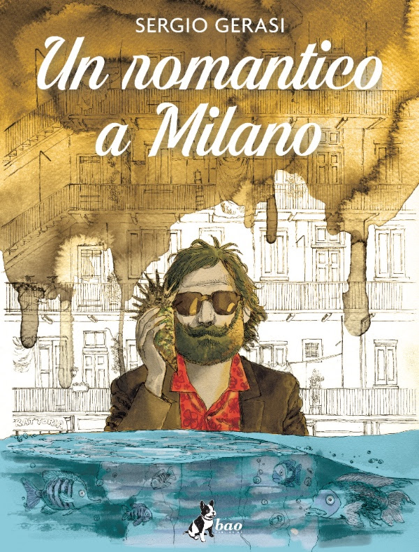 Un romantico a Milano, copertina regular di Sergio Gerasi