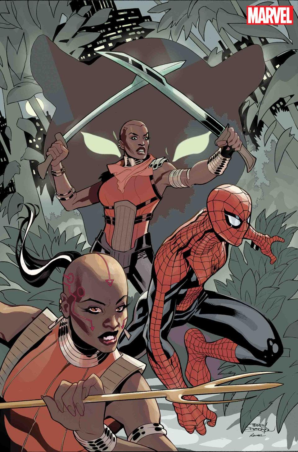 Wakanda Forever: The Amazing Spider-Man #1, copertina di Terry Dodson