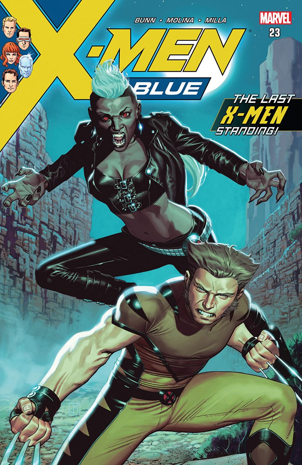 X-Men: Blue #23, copertina di Jorge Molina