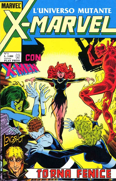 X-Marvel 1, copertina di John Byrne