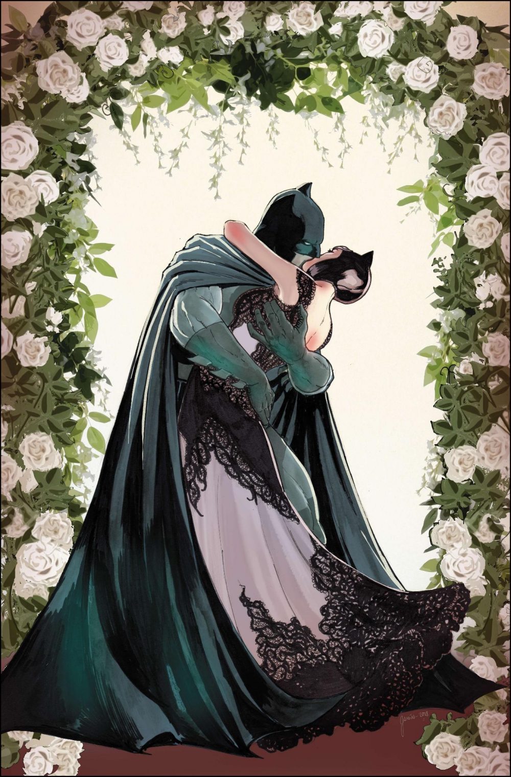 Batman #50, copertina di Mikel Janín