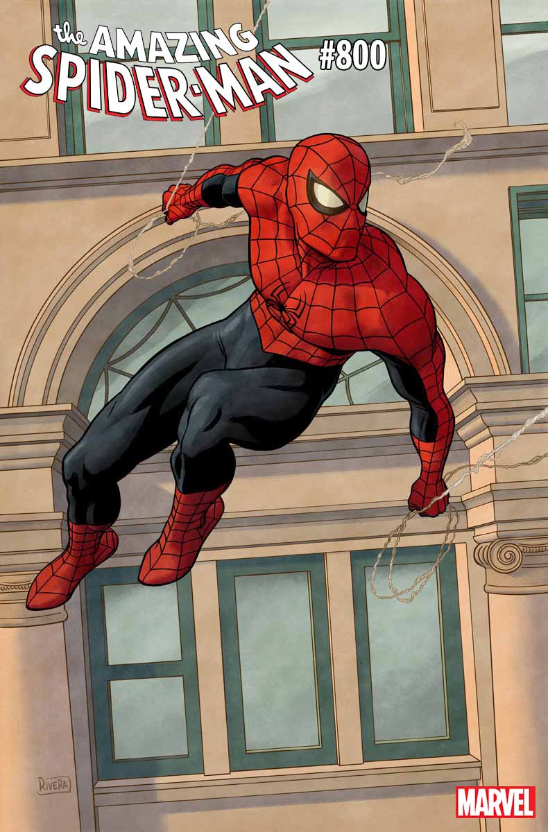 Amazing Spider-Man #800, variant cover di Paolo Rivera