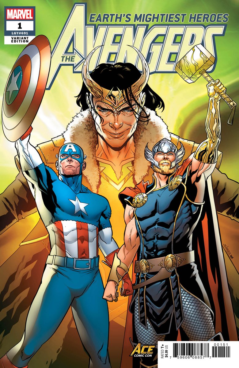 Avengers #1, variant cover di Will Sliney