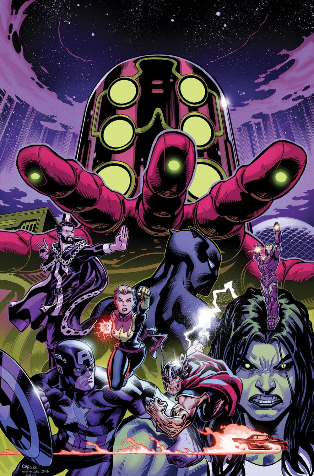 Avengers #2, copertina di Ed McGuinness