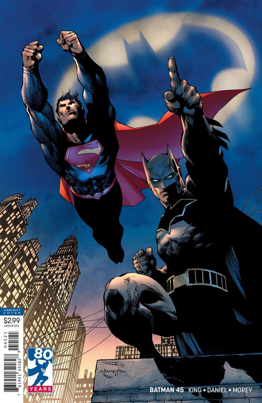 Batman #45, variant cover di Jim Lee