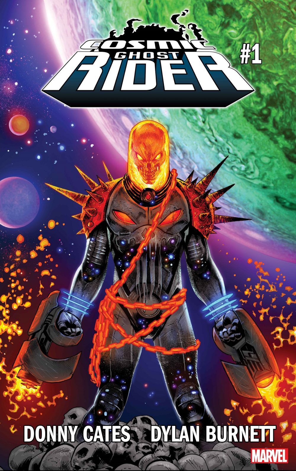 Cosmic Ghost Rider #1, copertina di Geoff Shaw