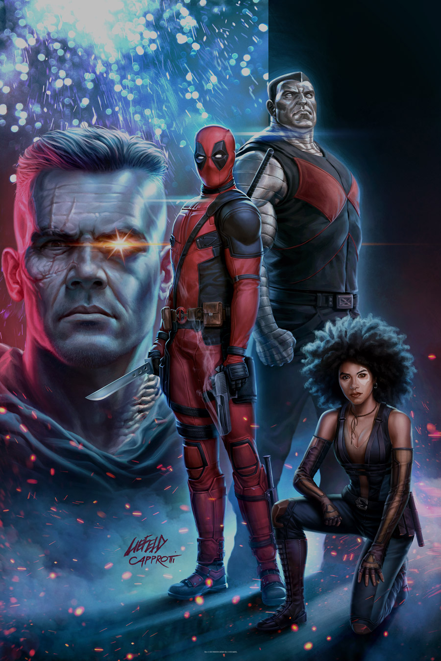 Deadpool 2, poster omaggio di Rob Liefeld