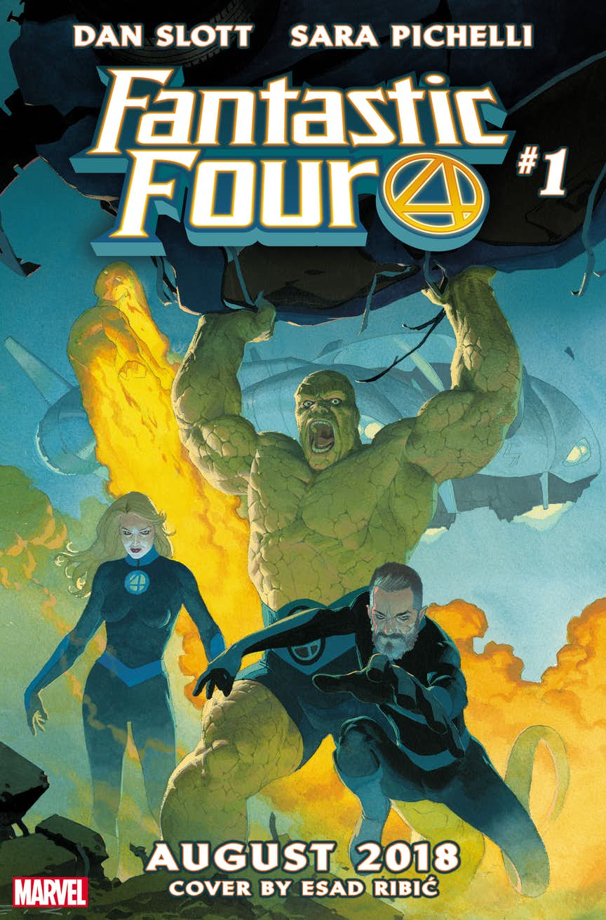 Fantastic Four #1, copertina di Esad Ribic