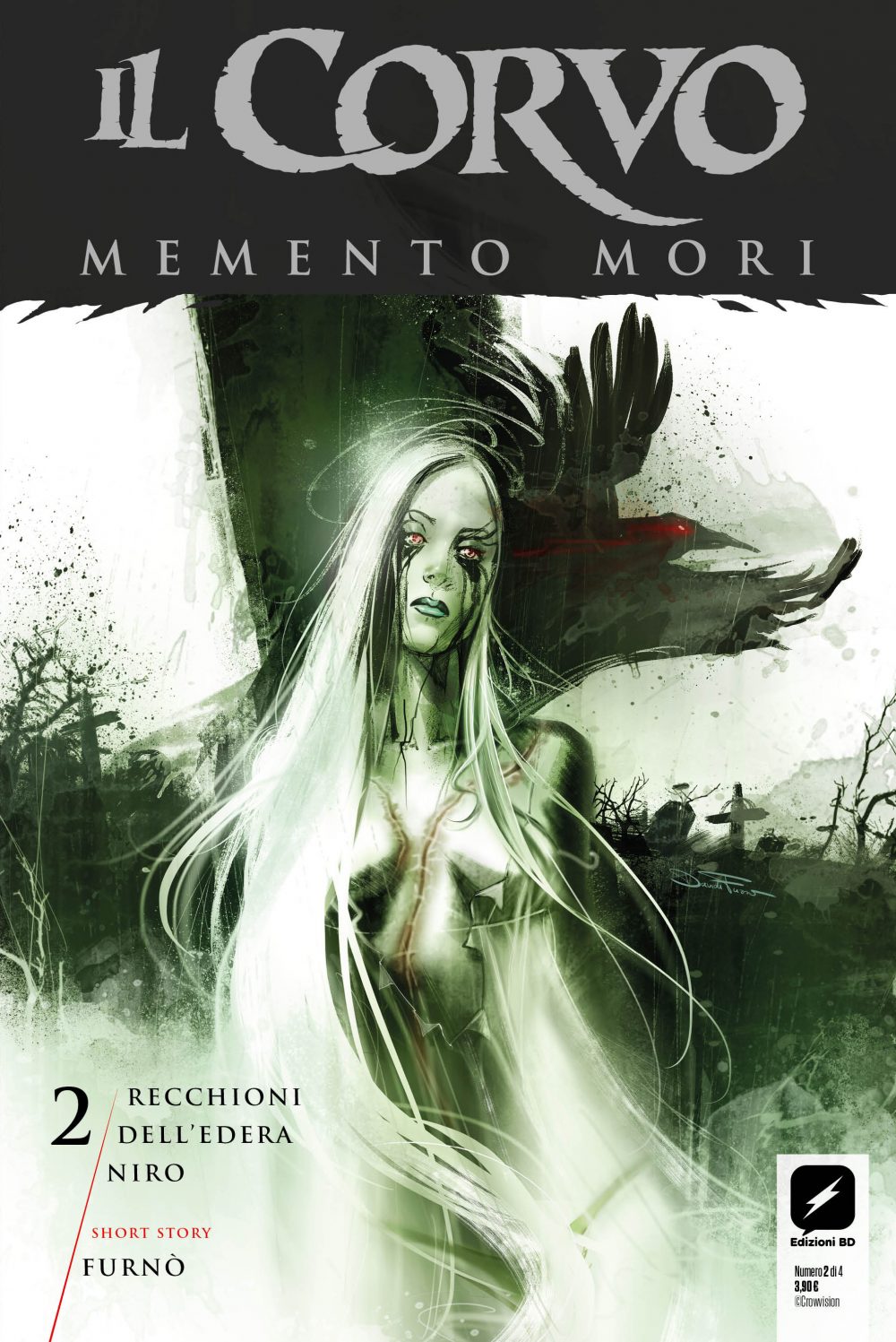 Il Corvo: Memento Mori 2, variant cover di Davide Furnò