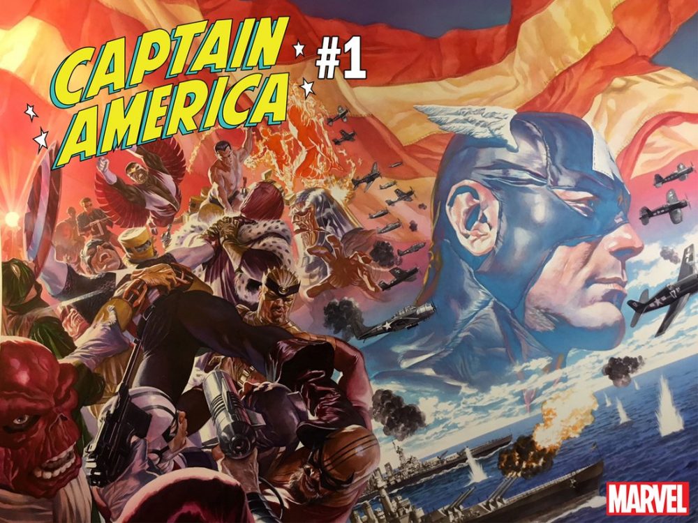 Captain America #1, copertina di Alex Ross