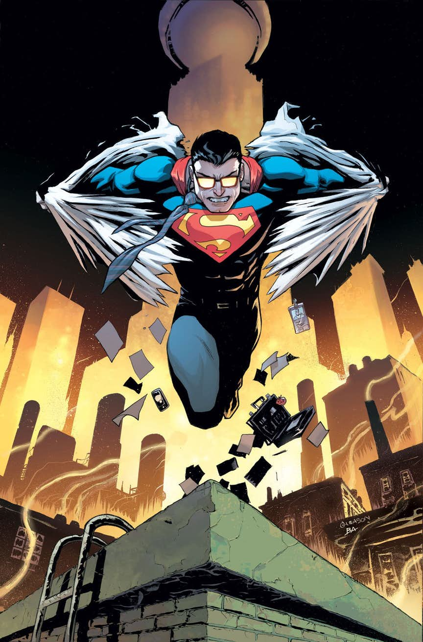 Man of Steel #1, variant cover di Pat Gleeson