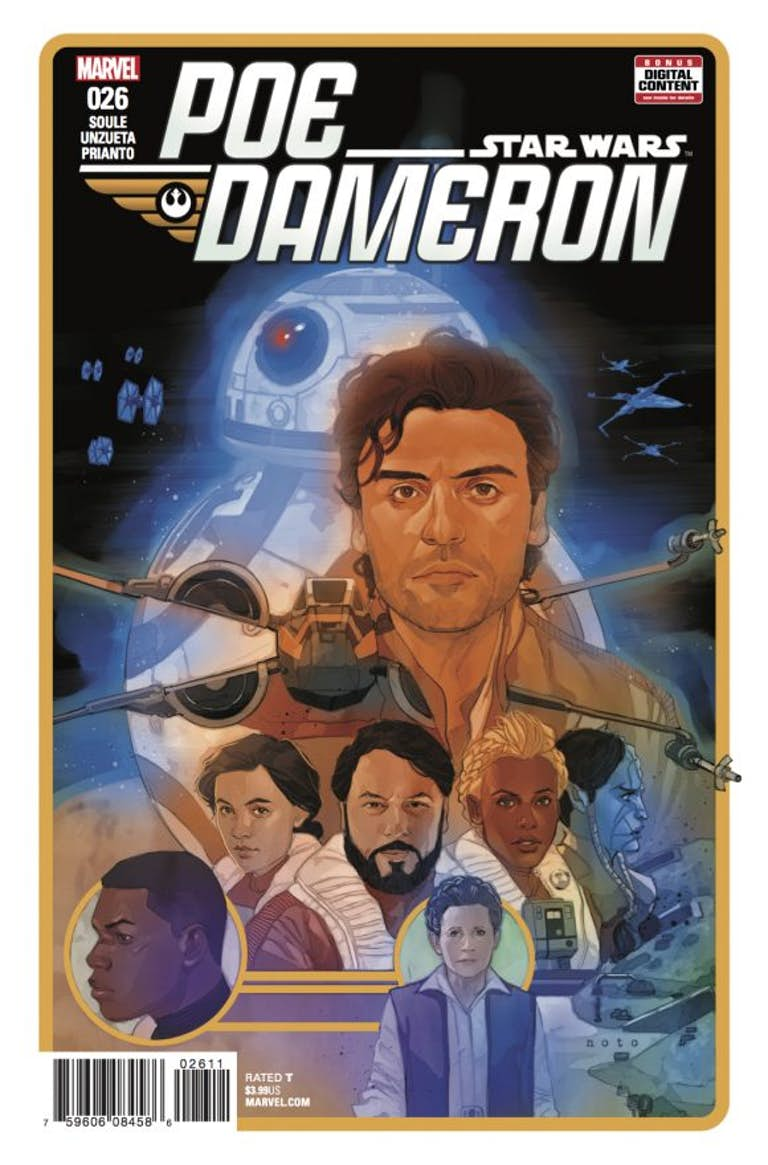 Poe Dameron #26, copertina di Phil Noto