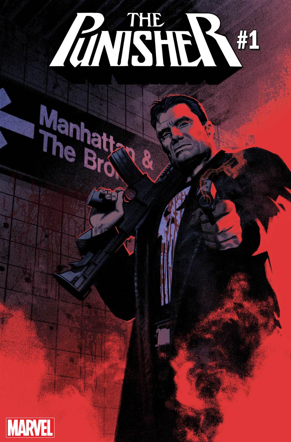 Punisher #1, copertina di Greg Smallwood