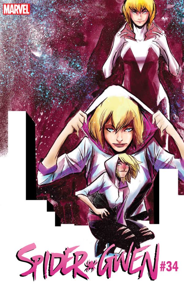 Spider-Gwen #34, copertina di Robbi Rodriguez