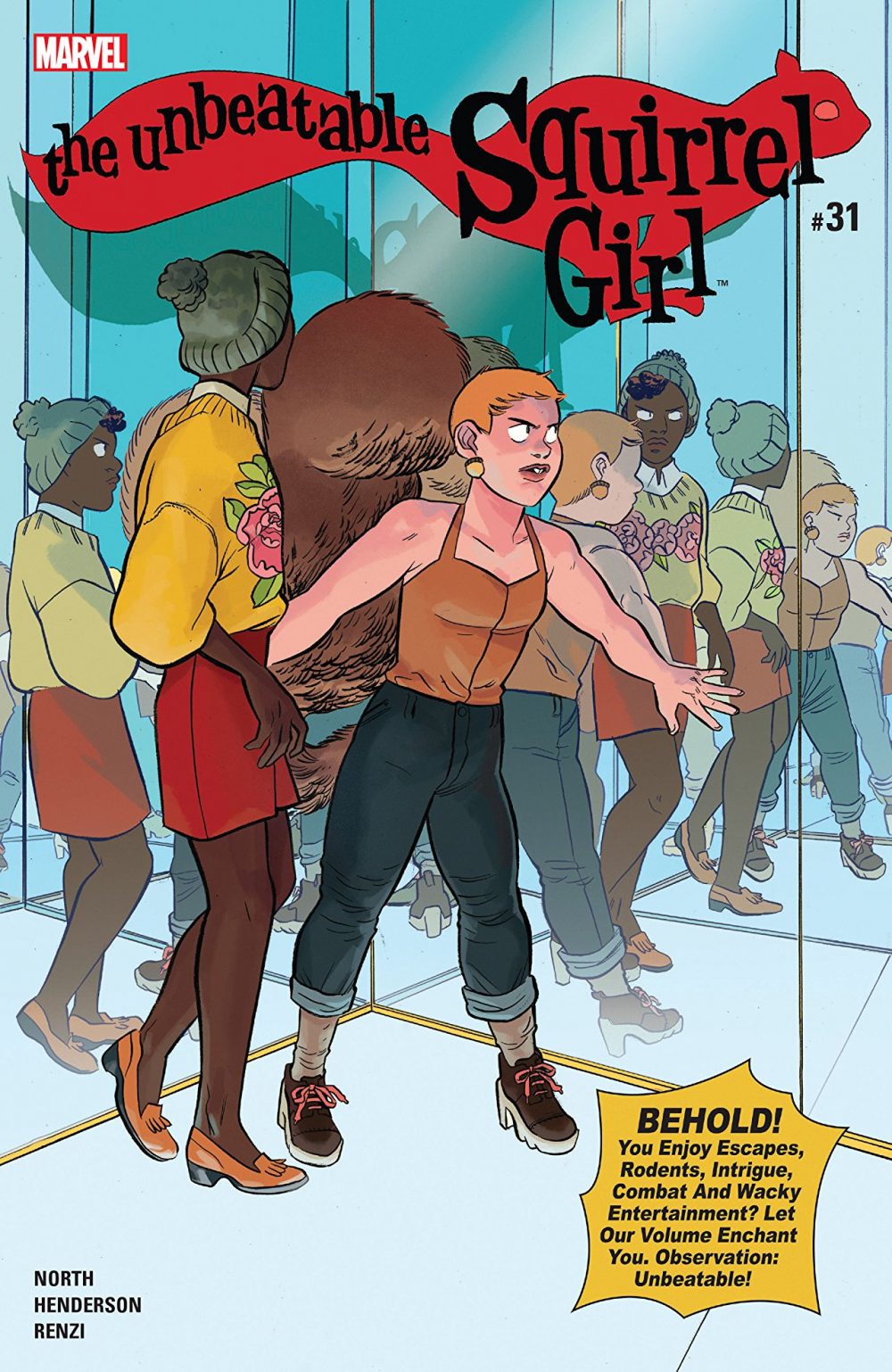 Squirrel Girl #31, copertina di Erica Henderson