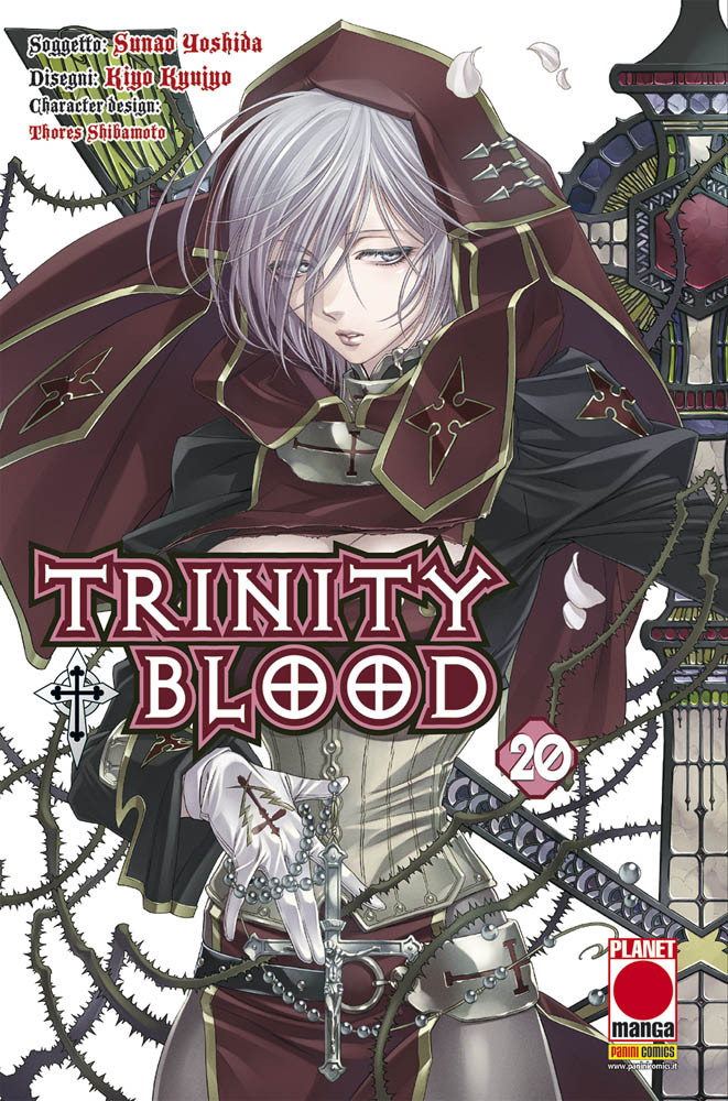 Trinity Blood 20, copertina di Kiyo Kyujo